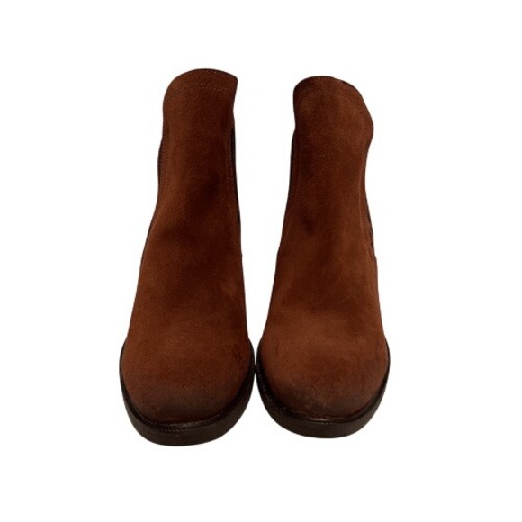 Bos & Co Belfield Waterproof Suede Leopard Print Booties Brown EU 41 / US 10.5 - Picture 5 of 10